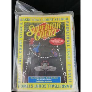 Superior Court Basketball Court Stencil Regulation Markings URSA Major